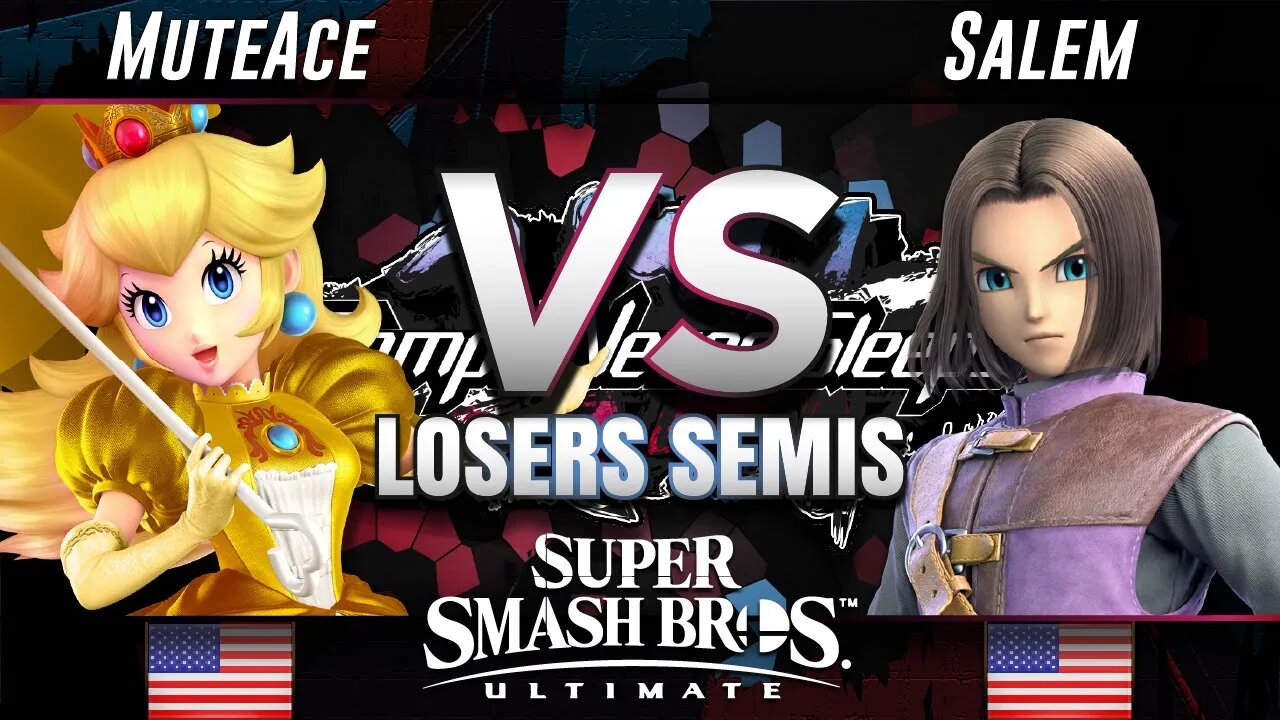 Muteace (Peach, Palutena) vs. MVG | Salem (Shulk, Snake, Hero) - Ultimate Losers Semifinal - TNS 8