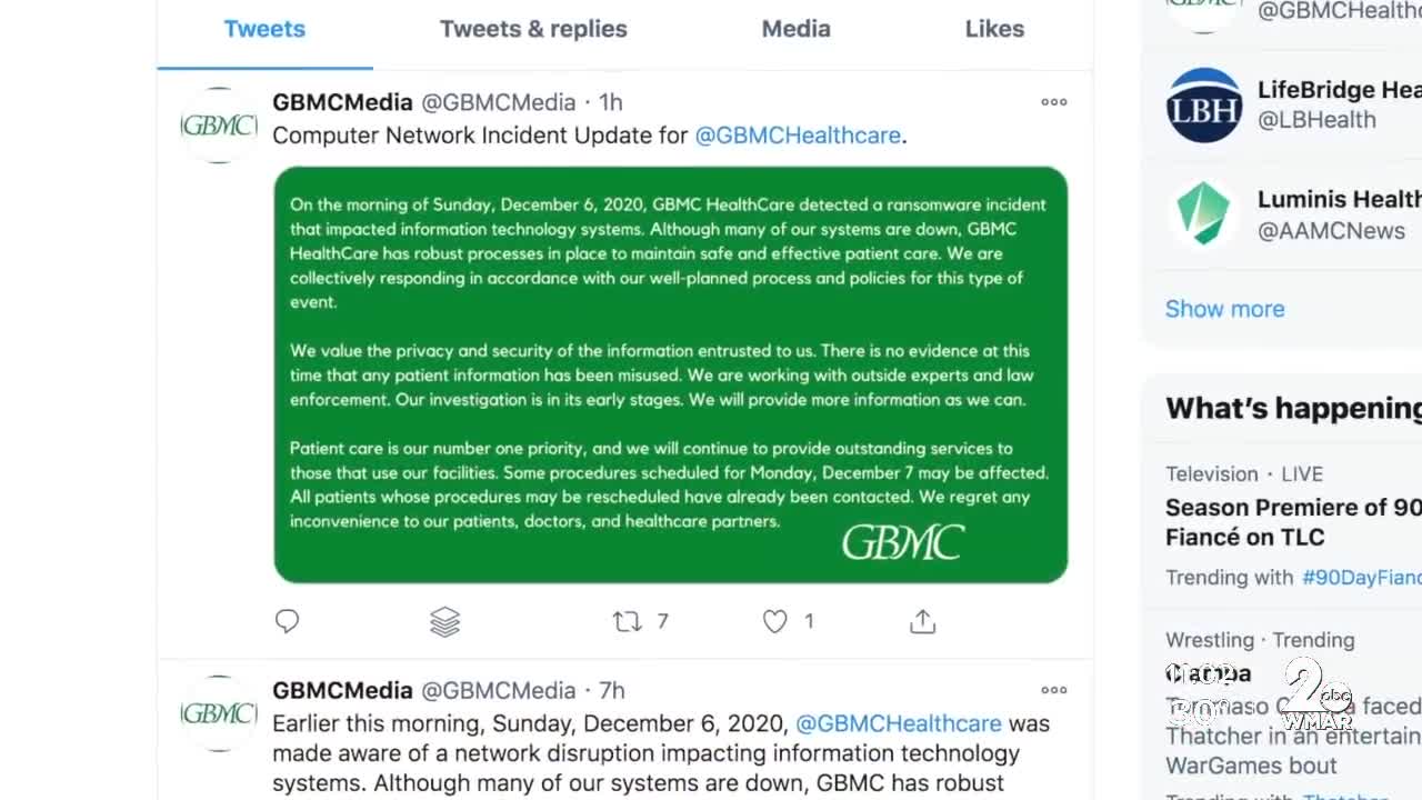GBMC systems down following detected ransomware incident