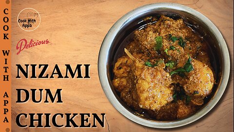 Nizami Dum Chicken | Dum Nizami Chicken | Nizami Korma | Hyderabadi Nizami Chicken | Nizami Chicken