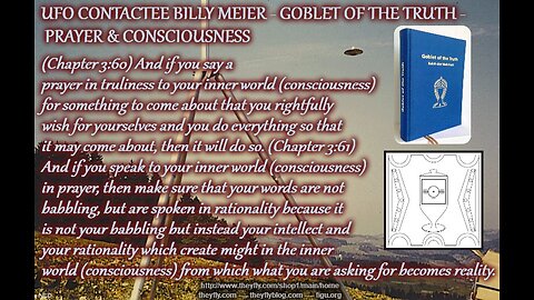 Billy Meier UFO Contact Reports - Prayer Concepts Values