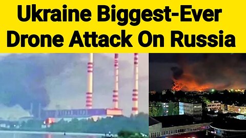 Ukraine Biggest Ever Drone Attack On Russia | News Core Tv