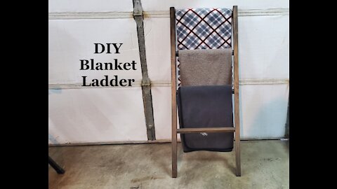 DIY Blanket Ladder