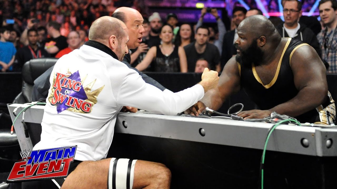 Arm Wrestling Match -- Mark Henry vs Cesaro