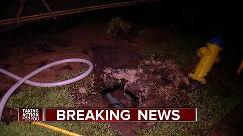 Water outage in Brandon after vehicle hits fire hydrant
