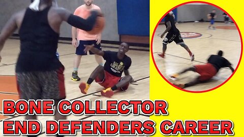 Brandon Biebel Goes Crazy Over Bone Collector Ankle Breaker!