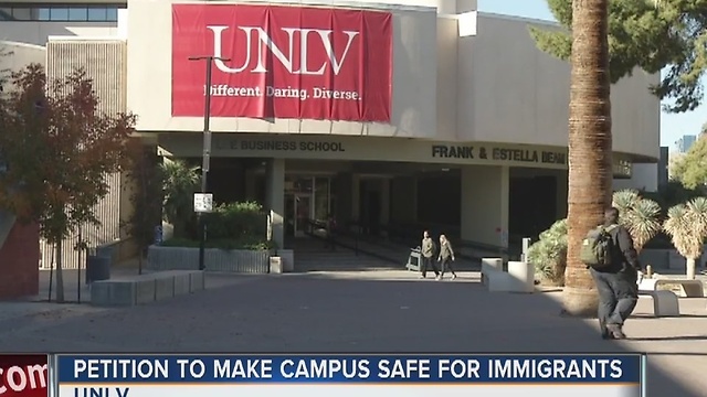 Hundreds sign petition to make UNLV safe space for undocumented immigrants