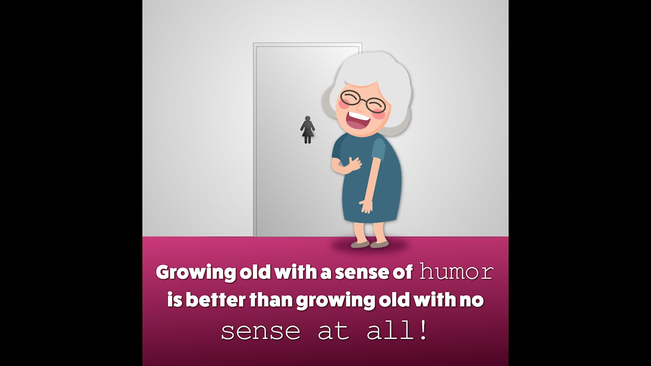 Growing Old Sense Of Humor [GMG Originals]