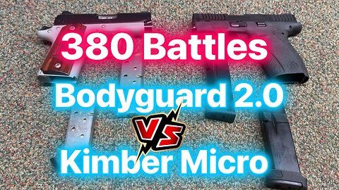 S&W Bodyguard 2.0 380 vs Kimber Micro 380 Review and Comparison!