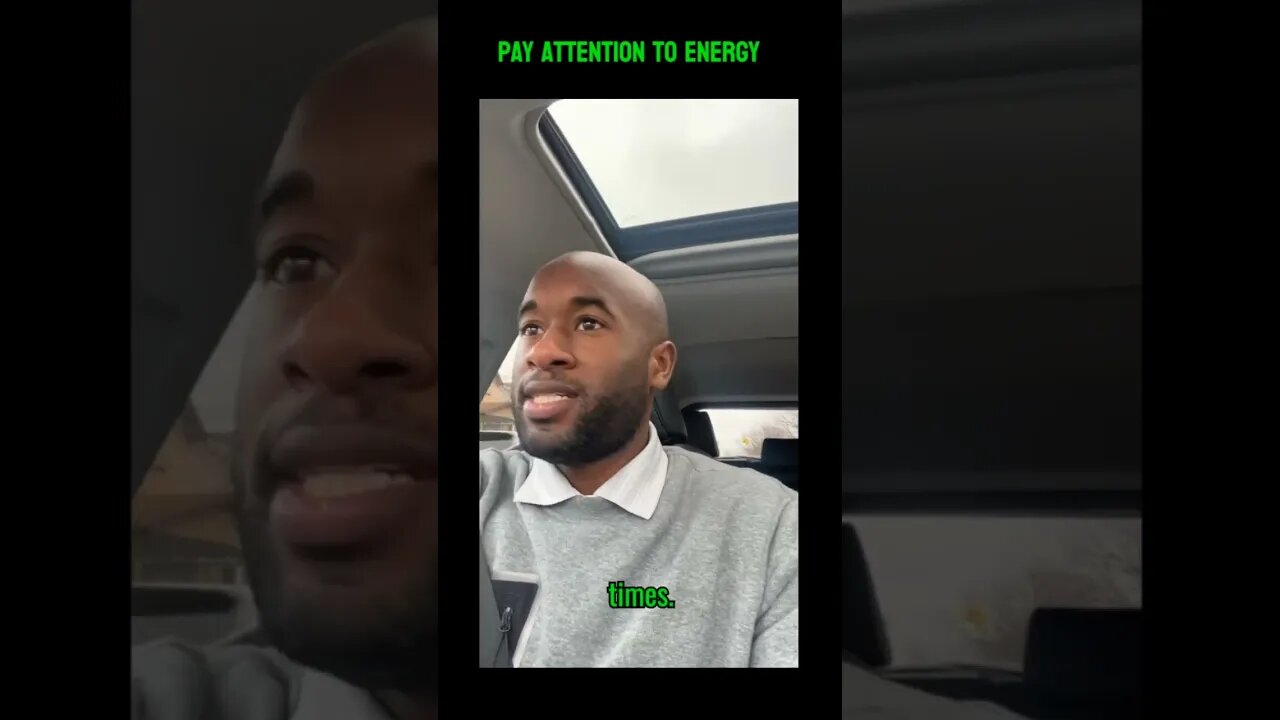 Pay attention to YOUR Environment and it's Energy | Elijah Jetson