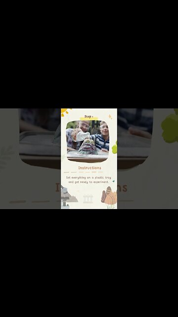 How To Make a Volcano Science Class Mobile Video #shorts