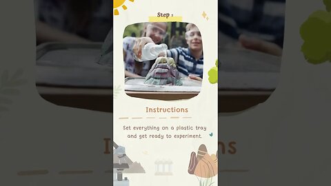 How To Make a Volcano Science Class Mobile Video #shorts