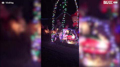 L'impressionante spettacolo di luci in Texas