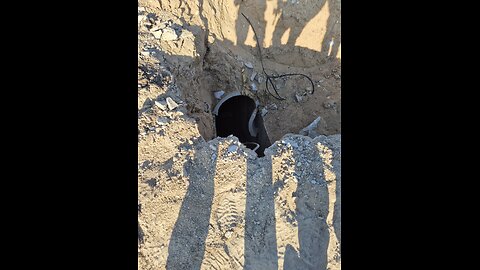 Attached is footage from the underground tunnel route: