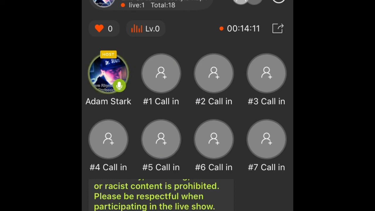 Adam Stark Vs ??? Livestream Freestyle Rap Battle 1/01/2022