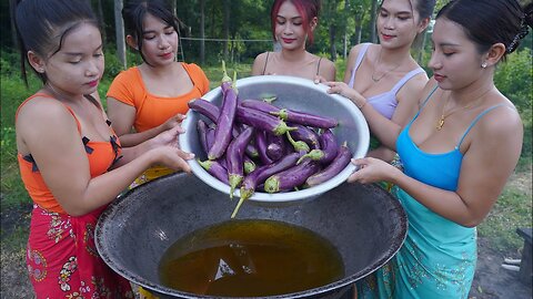 Eggplant crispy cook recipe and eat - Amazing cooking
