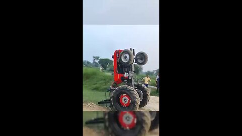 Tractor Stunt 😲 India is not for beginners 🤣