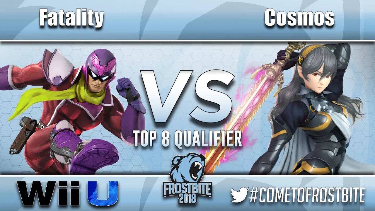 Team YP | Fatality (Captain Falcon) vs. Cosmos (Corrin) - Wii U Top 48 - Frostbite 2018