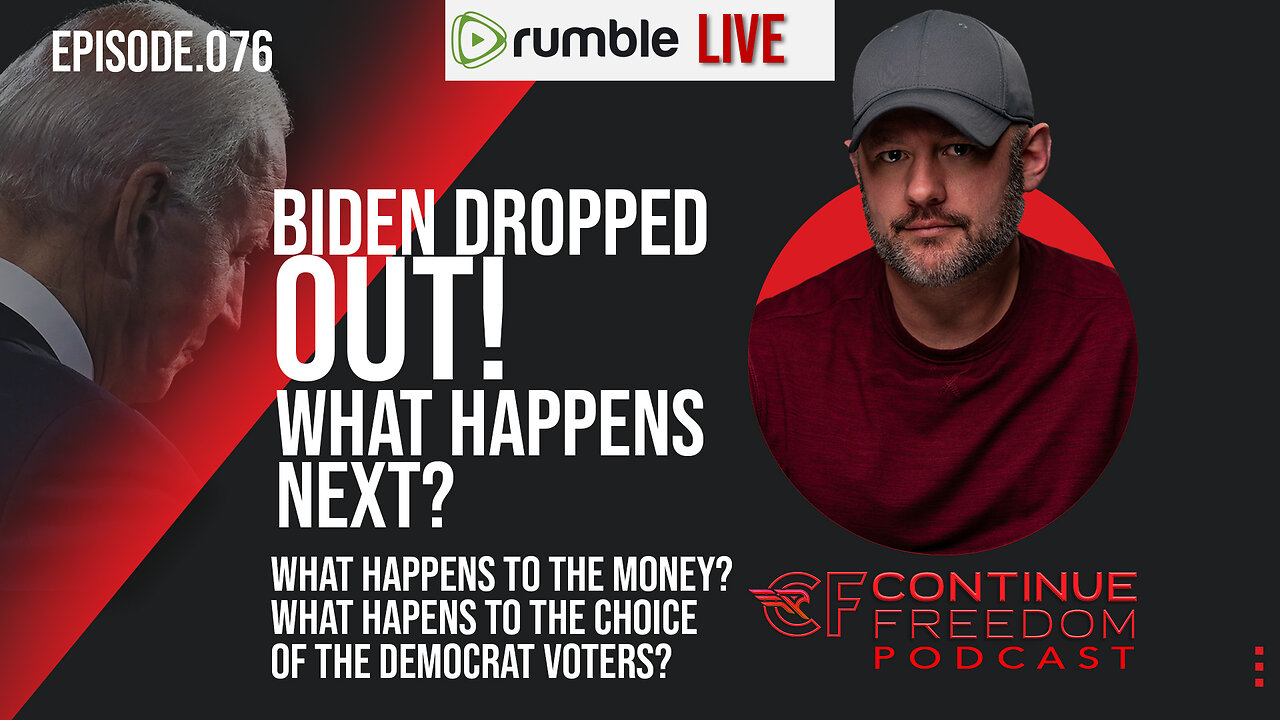 EMERGENCY LIVE: Biden Has Dropped Out of the Presidential Race