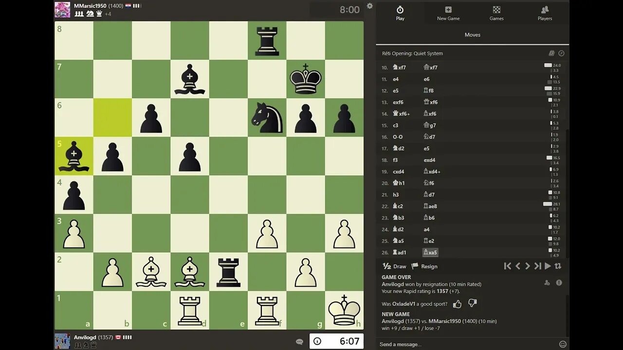 Daily Chess play - 1357 - Quick Queen Takes in Game 1 and 3
