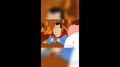 Peter meets Superman in Hell #familyguy