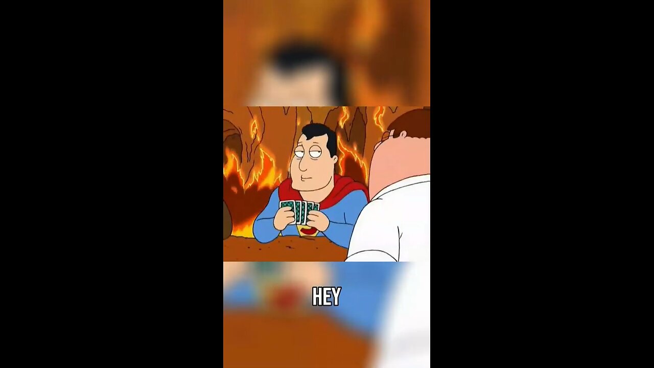 Peter meets Superman in Hell #familyguy