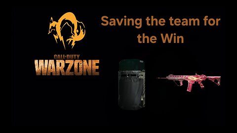 Warzone mobile Saving the team for the Win the Win