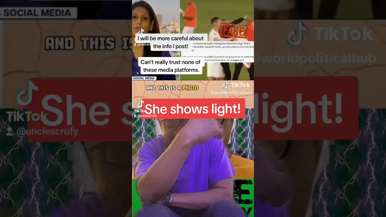 She shows light! I love her reporting sometimes. This one hit it tho💯She shows light!