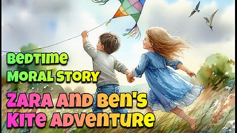 Zara and Ben's Kite Adventure - Fairy Tale Story for Kids in English