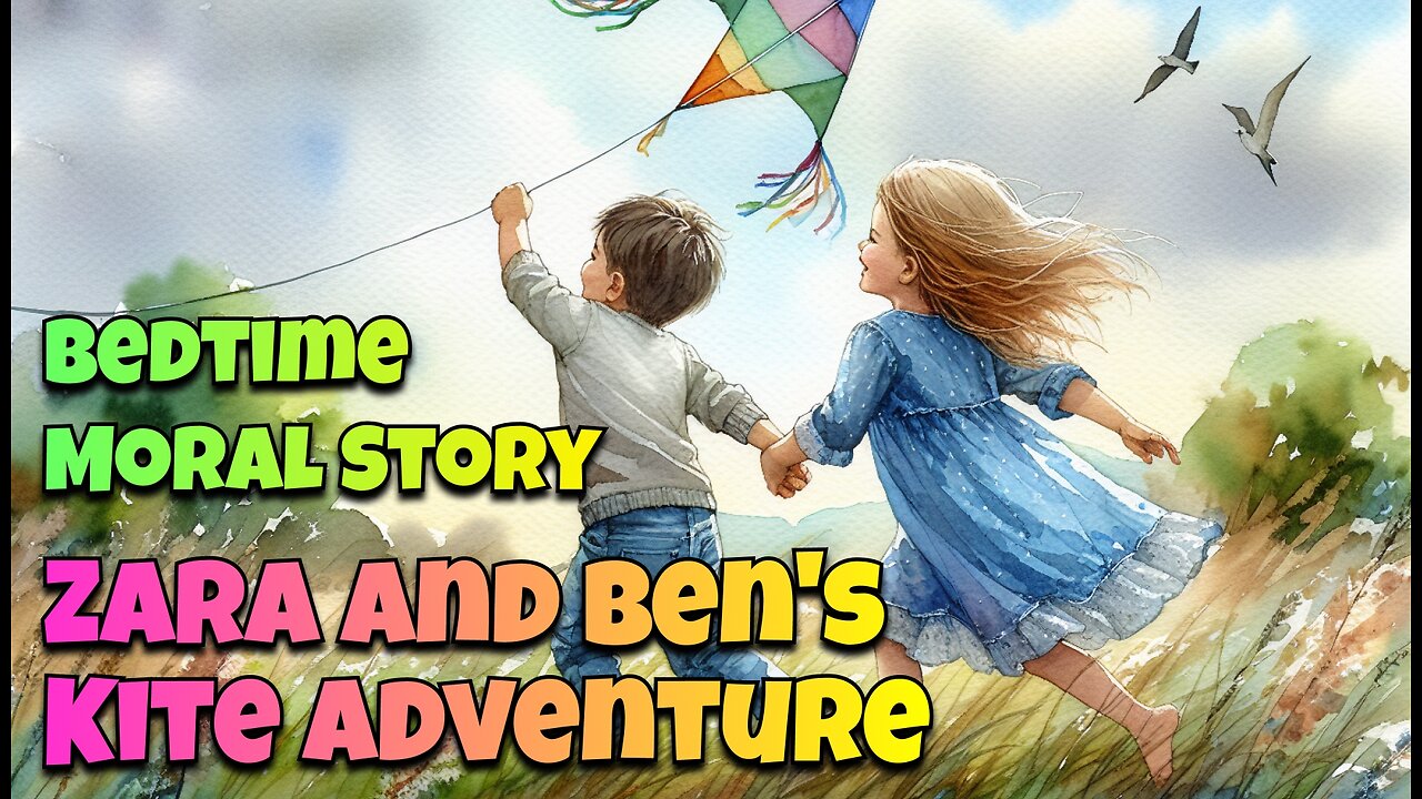 Zara and Ben's Kite Adventure - Fairy Tale Story for Kids in English