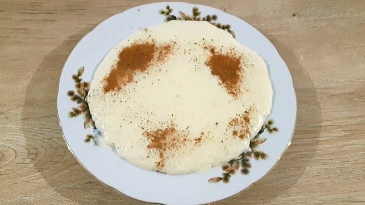 Milk rice porridge, easy and delicious recipe