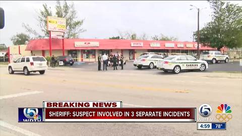 I-95 suspect connected to 3 shootings: West Palm Beach, Boynton Beach and Lake Worth