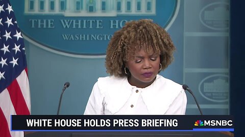 LIVE: White House hold press briefing