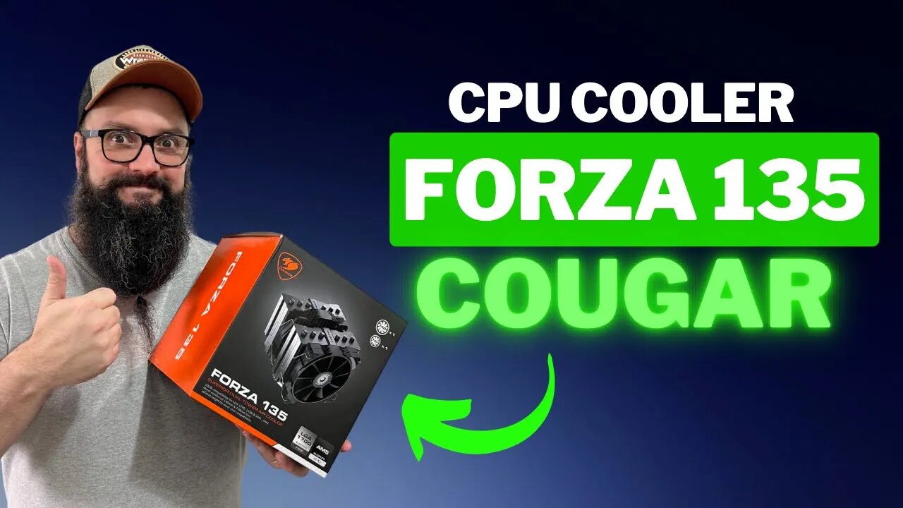 CPU COOLER COUGAR FORZA 135 - UNBOXING