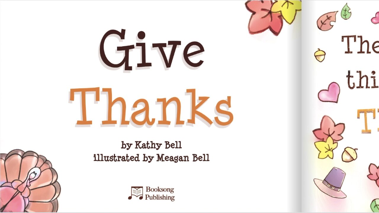 Thanksgiving Book Preview - Give Thanks