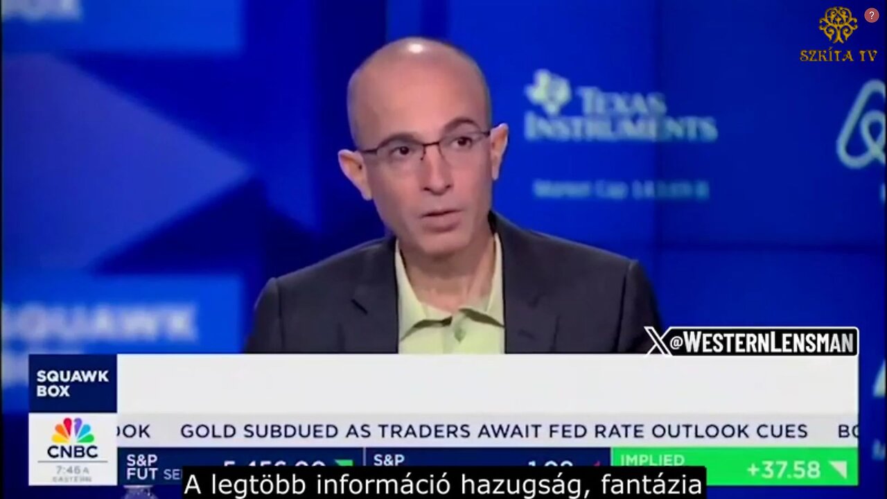 Yuval Noah Harari: "Szükség van hatóságokra, akik eldöntik, hogy melyik információ igaz vagy hamis."