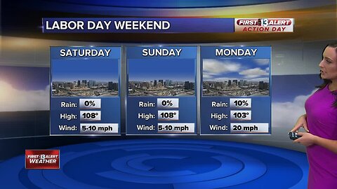 13 First Alert Weather Forecast August 30, 2019 Morning