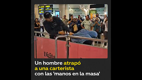 Polémica captura de una carterista en el aeropuerto El Prat de Barcelona
