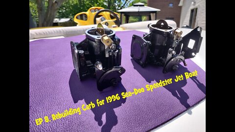 Rebuilding Carb for 1996 Sea-Doo Speedster Jet Boat