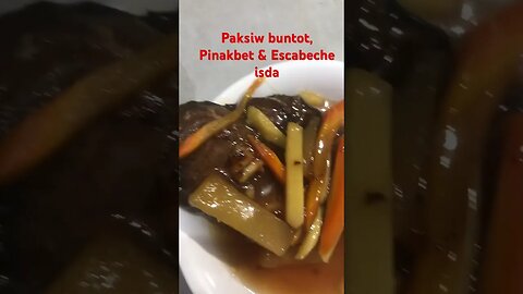 Paksiw Buntot, Pinakbet & Escabeche Isda! #shorts #foodie #food #short #foodtravel #mukbang