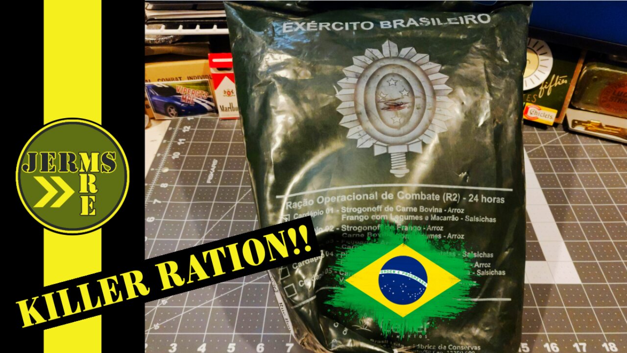 KILLER 2018 Brazilian 24 hr. Combat Ration (MRE) Menu 1 MRE Review