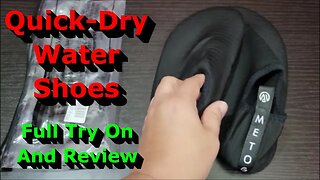Quick-Dry Water Shoes - Full Try On and Review - Water Socks