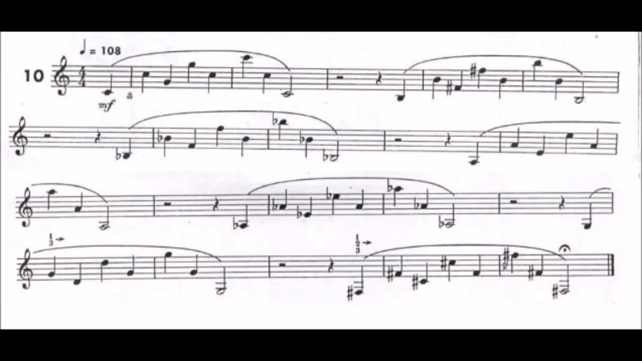 Allen Vizzutti Trumpet Method - Book 1- LIP FLEXIBILITIES 10