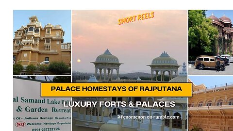 Palace Hotels of Rajasthan - Short Reel
