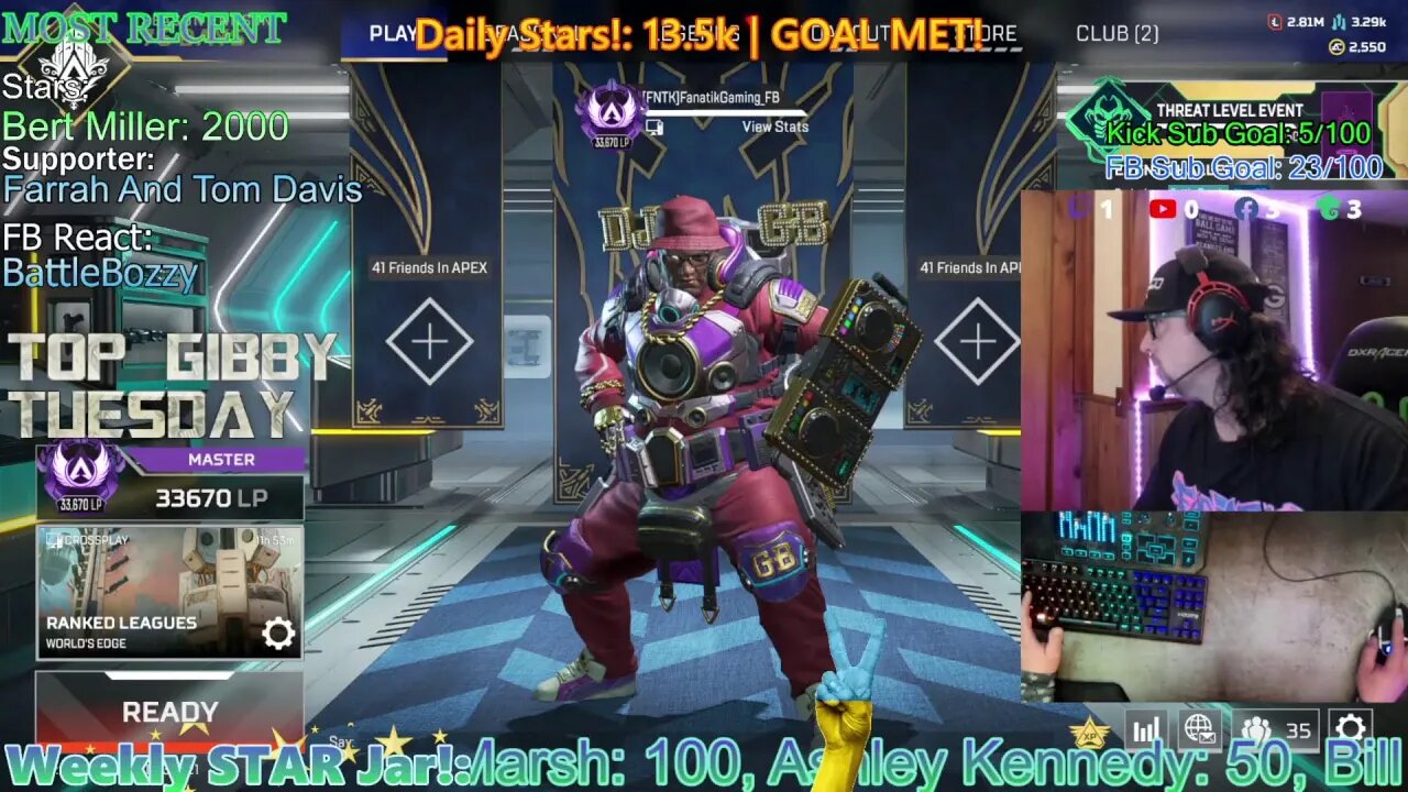 Top Gibby Tuesday {PC} Pred Grind! - Better Than The Best - [Apex Ranked]