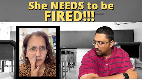 This TEACHER needs to be FIRED!!!