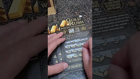 Gold Rush Lottery Ticket Test!