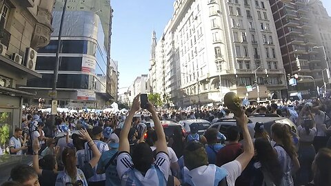 ARGENTINA CAMPEÓN 2022: imágenes de la euforia de un pueblo.