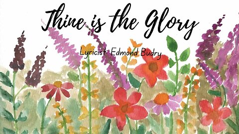 THINE IS THE GLORY (Instrumental with Lyrics) Piano Version