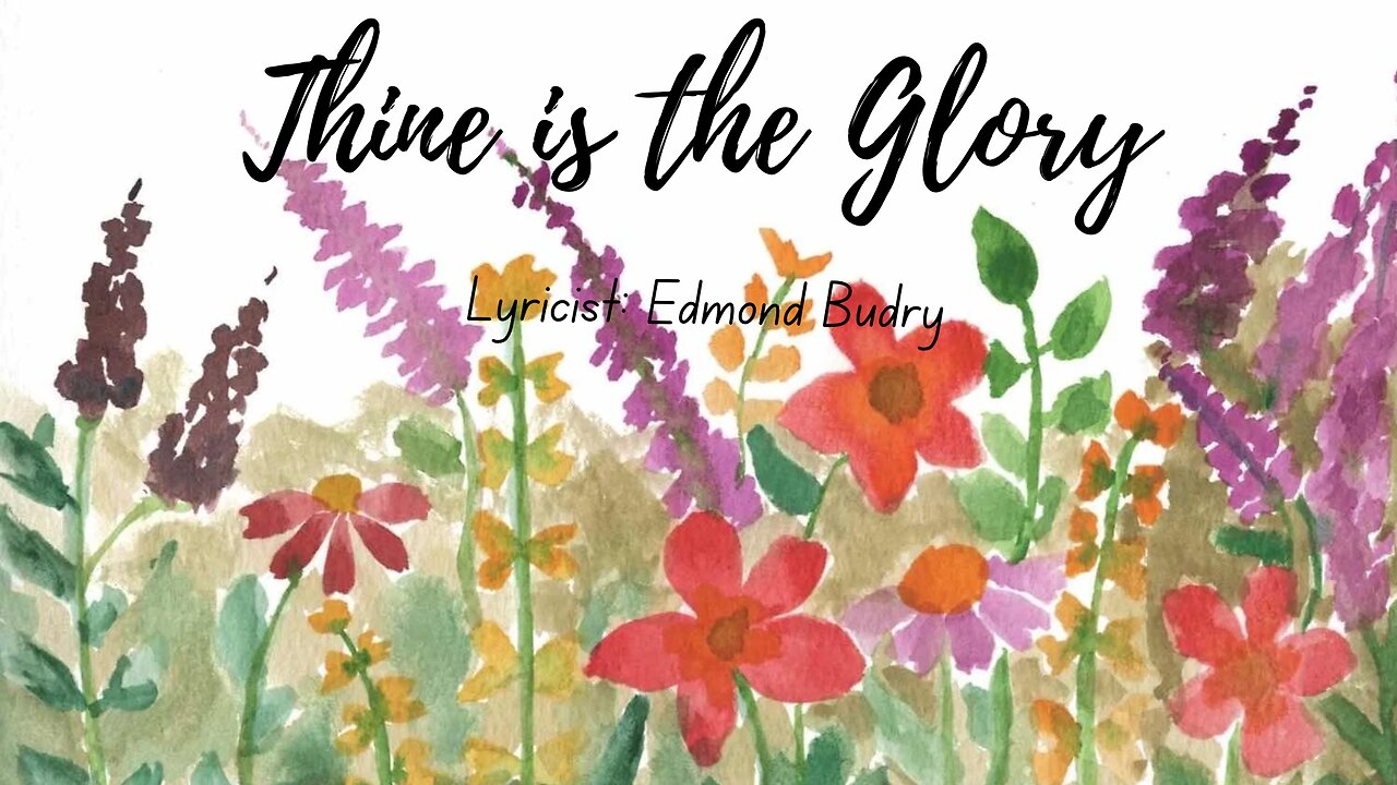 THINE IS THE GLORY (Instrumental with Lyrics) Piano Version