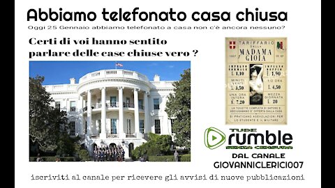Casa chiusa ? Abbiamo telefonato la mattina dopo il black out